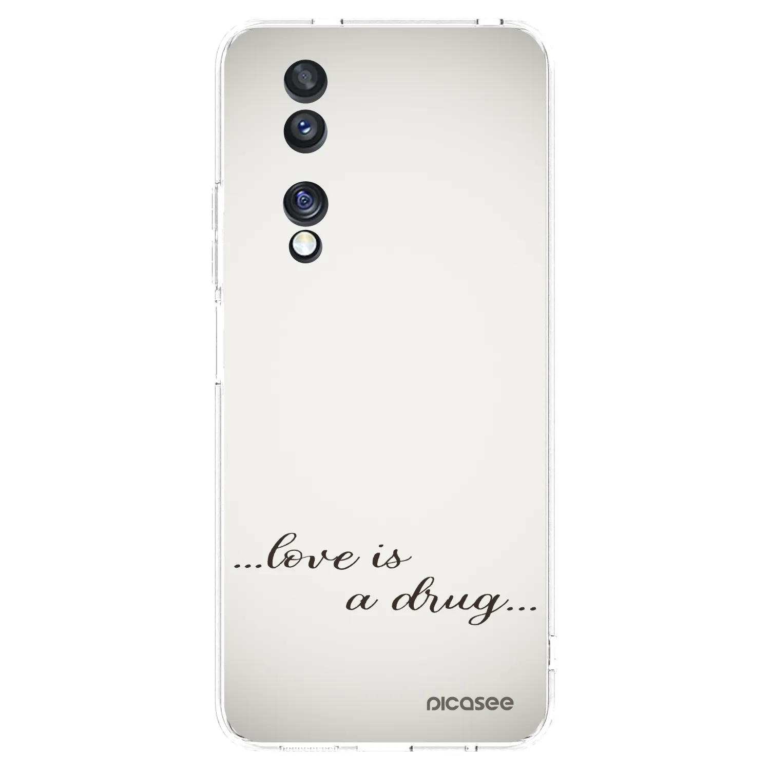 Picasee διαφανής θήκη σιλικόνης Honor 70 - Love is a drug