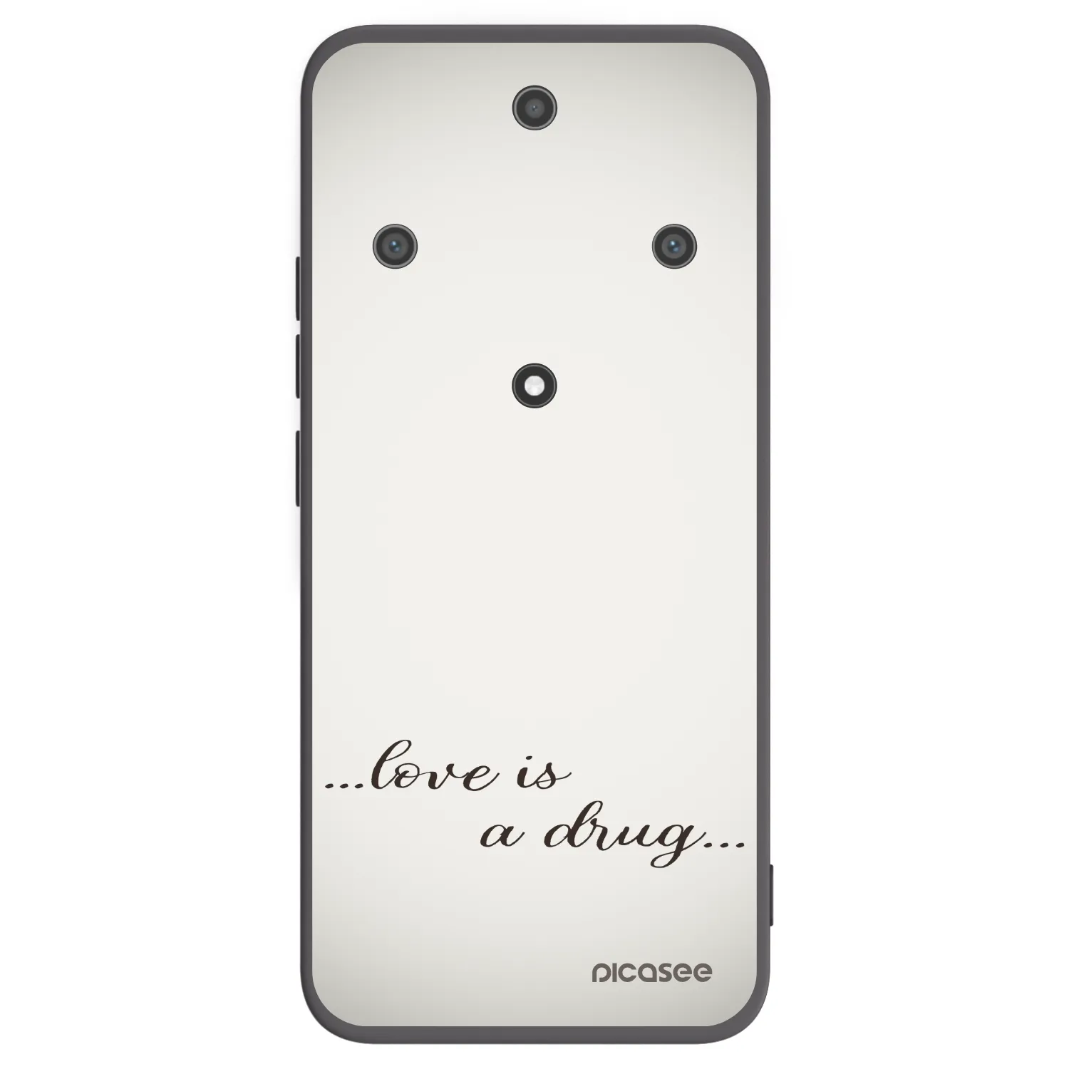 Picasee Μαύρη θήκη σιλικόνης για Honor Magic5 Lite 5G - Love is a drug