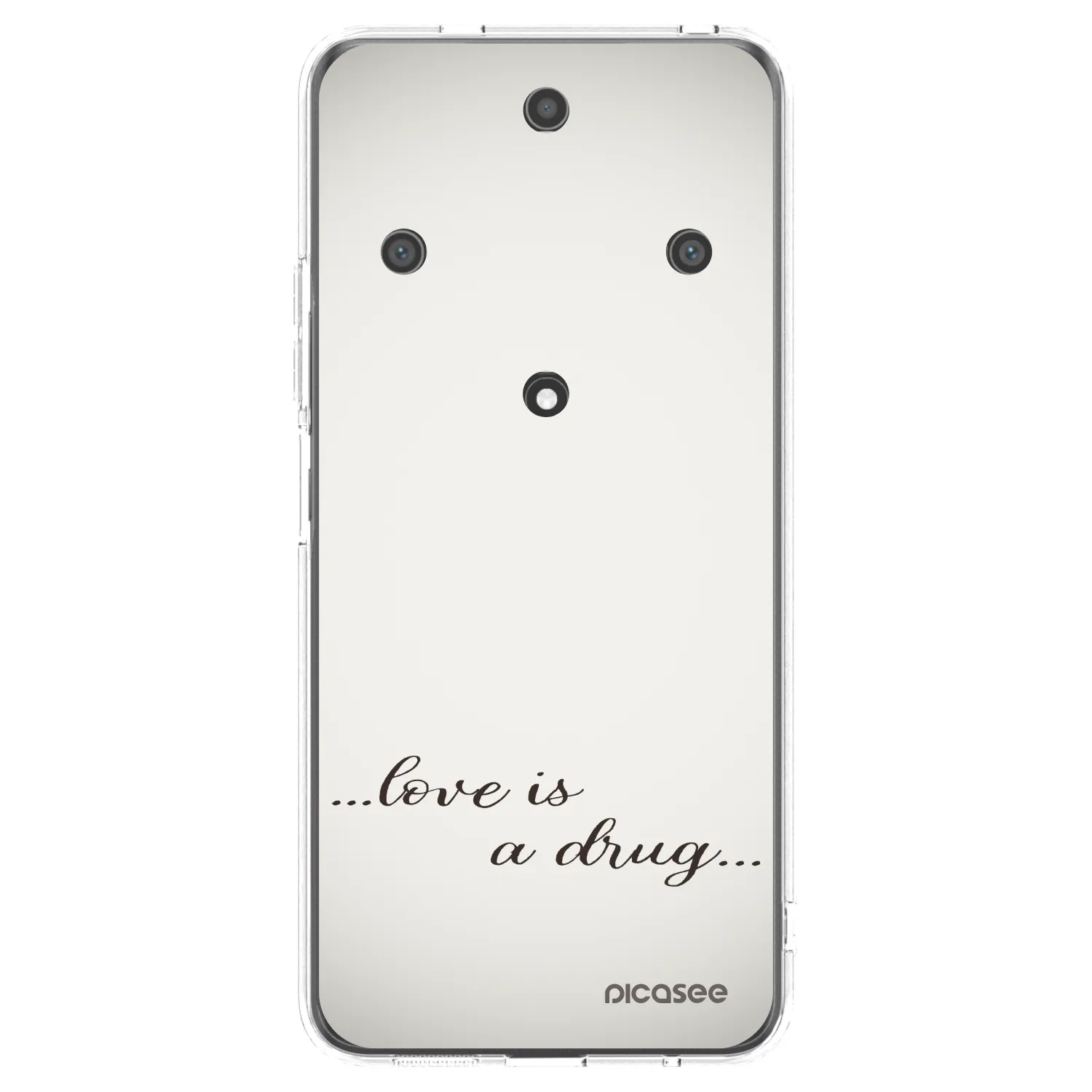 Picasee διαφανής θήκη σιλικόνης Honor Magic5 Lite 5G - Love is a drug