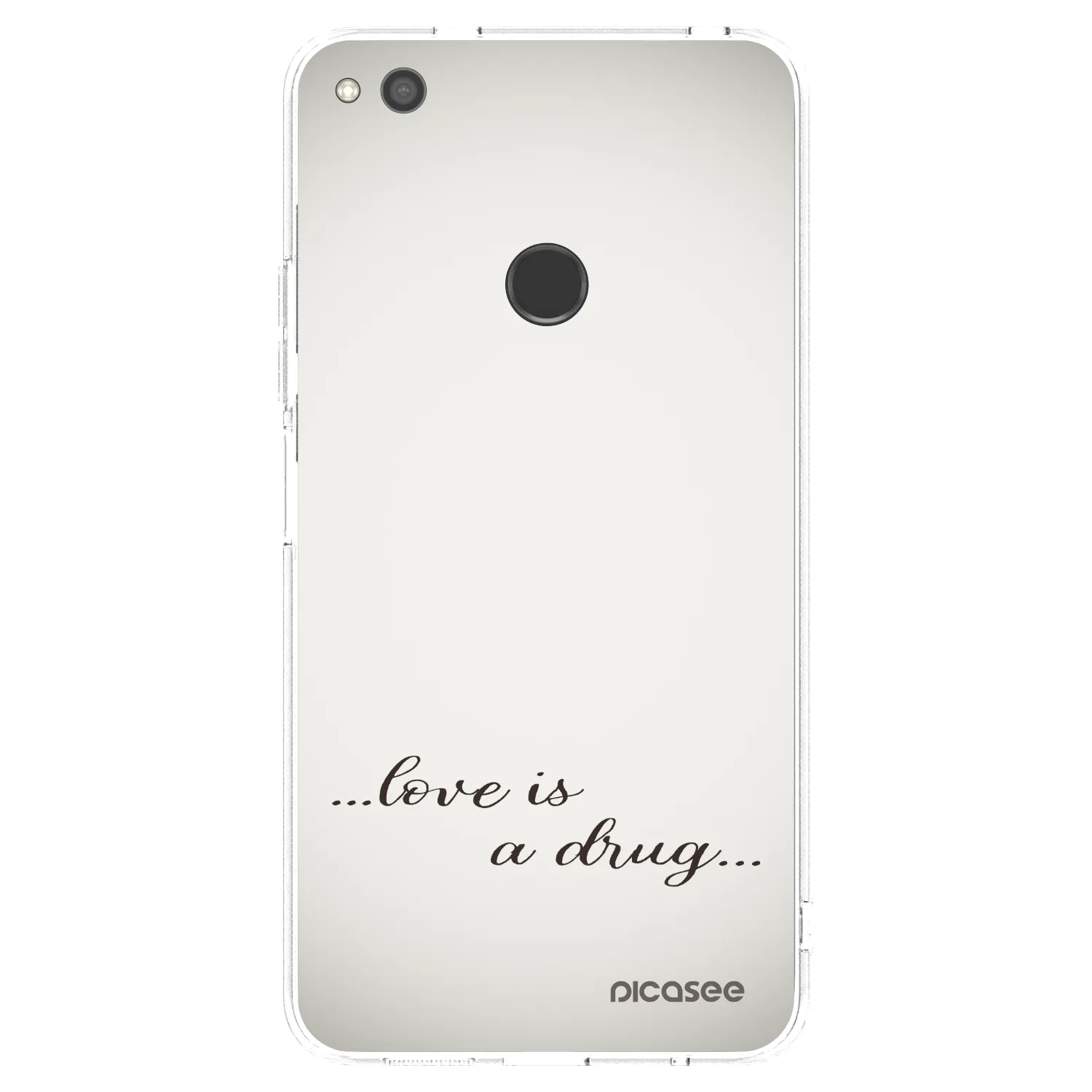 Picasee διαφανής θήκη σιλικόνης Huawei P9 Lite 2017 - Love is a drug