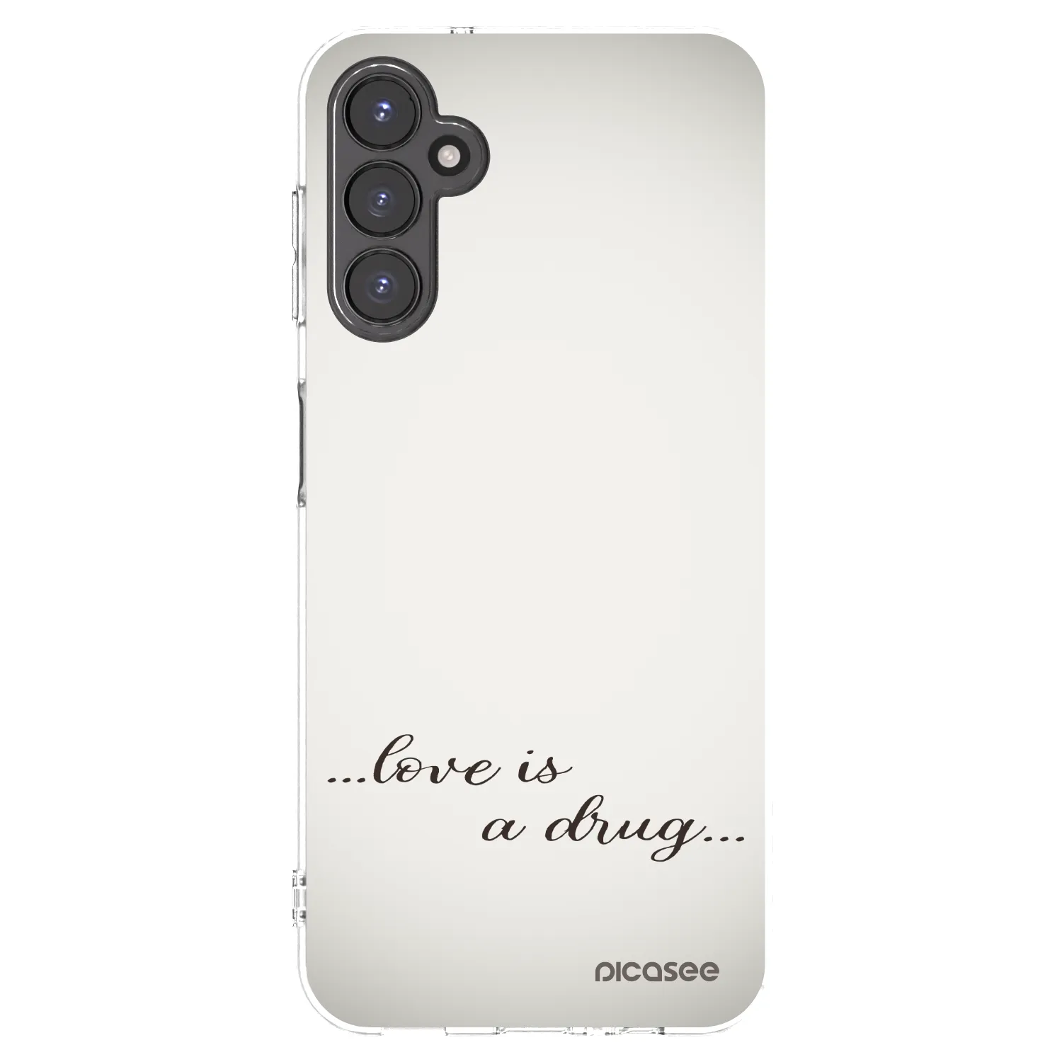 Picasee διαφανής θήκη σιλικόνης Samsung Galaxy A14 5G A146P - Love is a drug