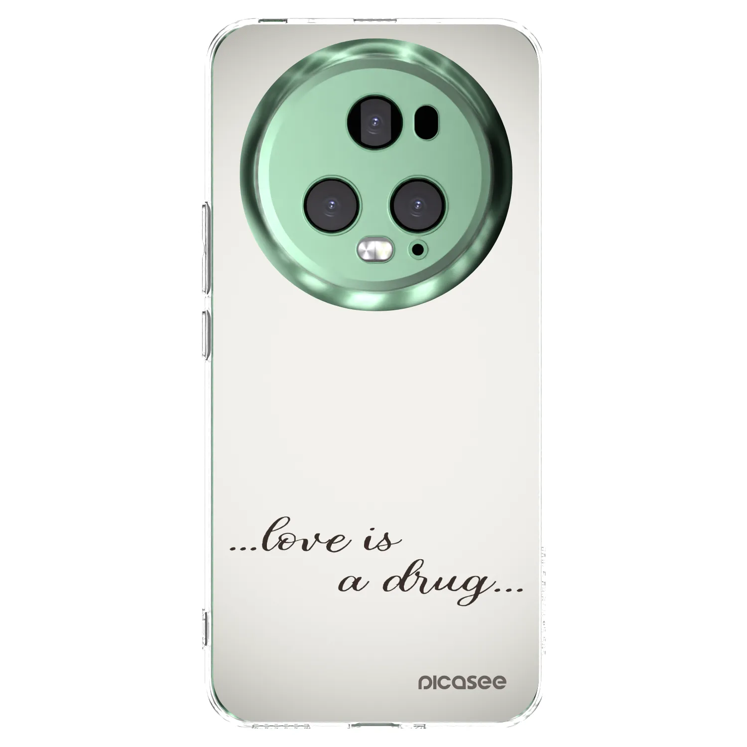 Picasee διαφανής θήκη σιλικόνης Honor Magic5 Pro - Love is a drug