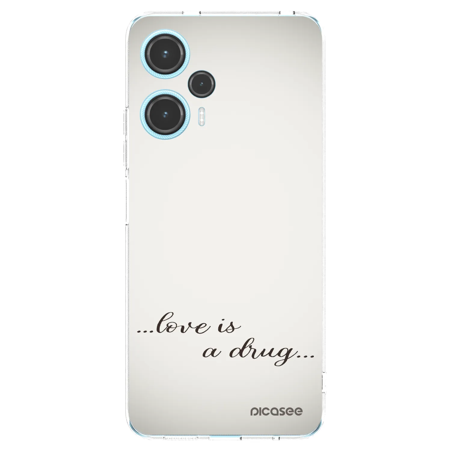 Picasee διαφανής θήκη σιλικόνης Xiaomi Poco F5 - Love is a drug