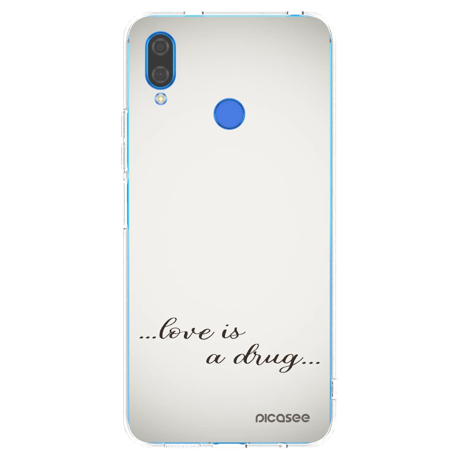 Picasee διαφανής θήκη σιλικόνης Huawei Nova 3i - Love is a drug