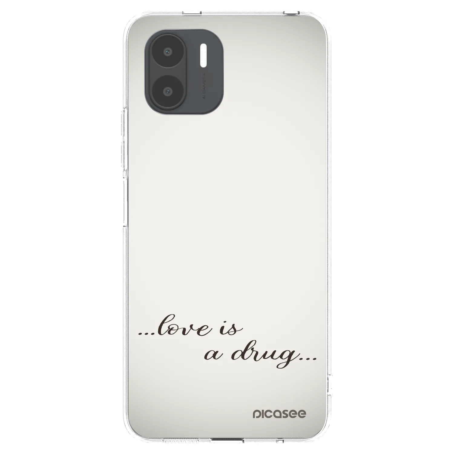 Picasee διαφανής θήκη σιλικόνης Xiaomi Redmi A2 - Love is a drug