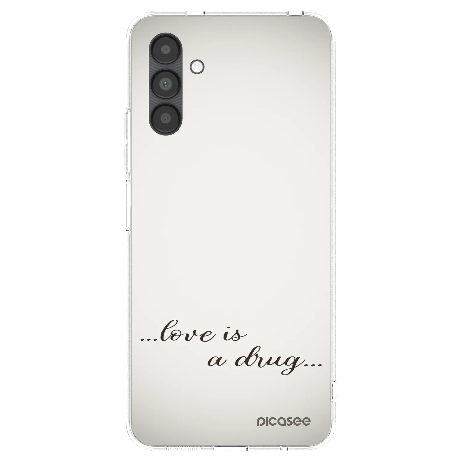 Picasee διαφανής θήκη σιλικόνης Samsung Galaxy A04s A047F - Love is a drug
