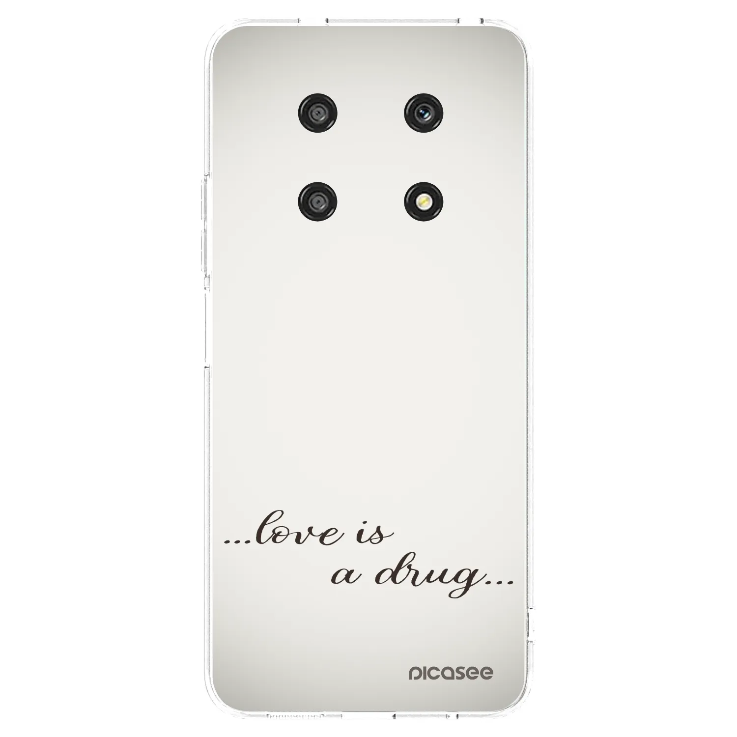 Picasee διαφανής θήκη σιλικόνης Honor Magic4 Lite 5G - Love is a drug