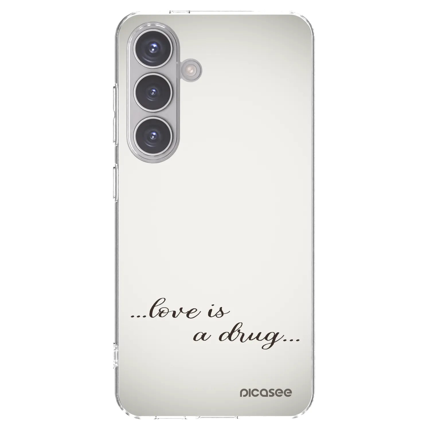 Picasee διαφανής θήκη σιλικόνης Samsung Galaxy S24 S921B 5G - Love is a drug
