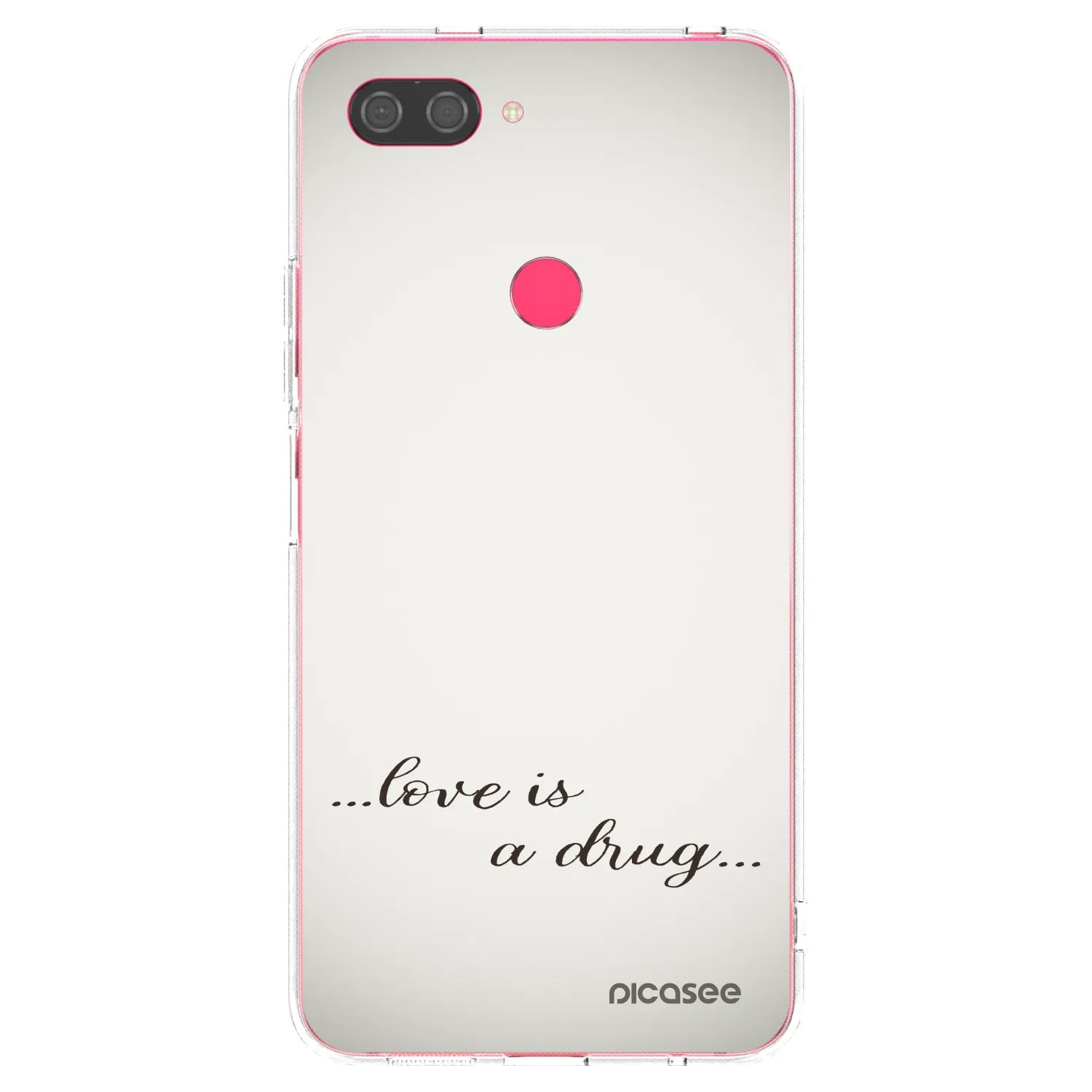 Picasee διαφανής θήκη σιλικόνης Xiaomi Mi 8 Lite - Love is a drug