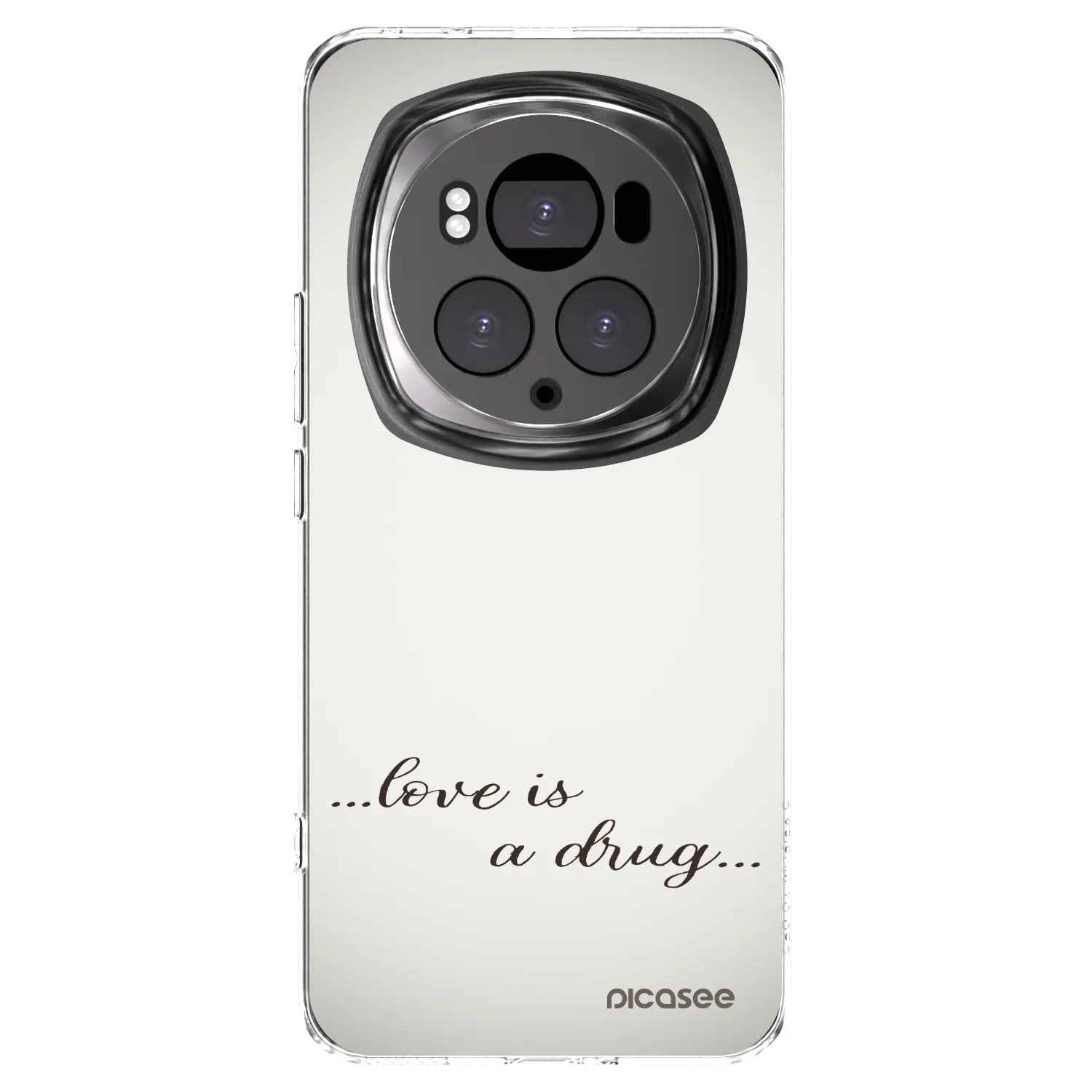 Picasee διαφανής θήκη σιλικόνης Honor Magic6 Pro - Love is a drug
