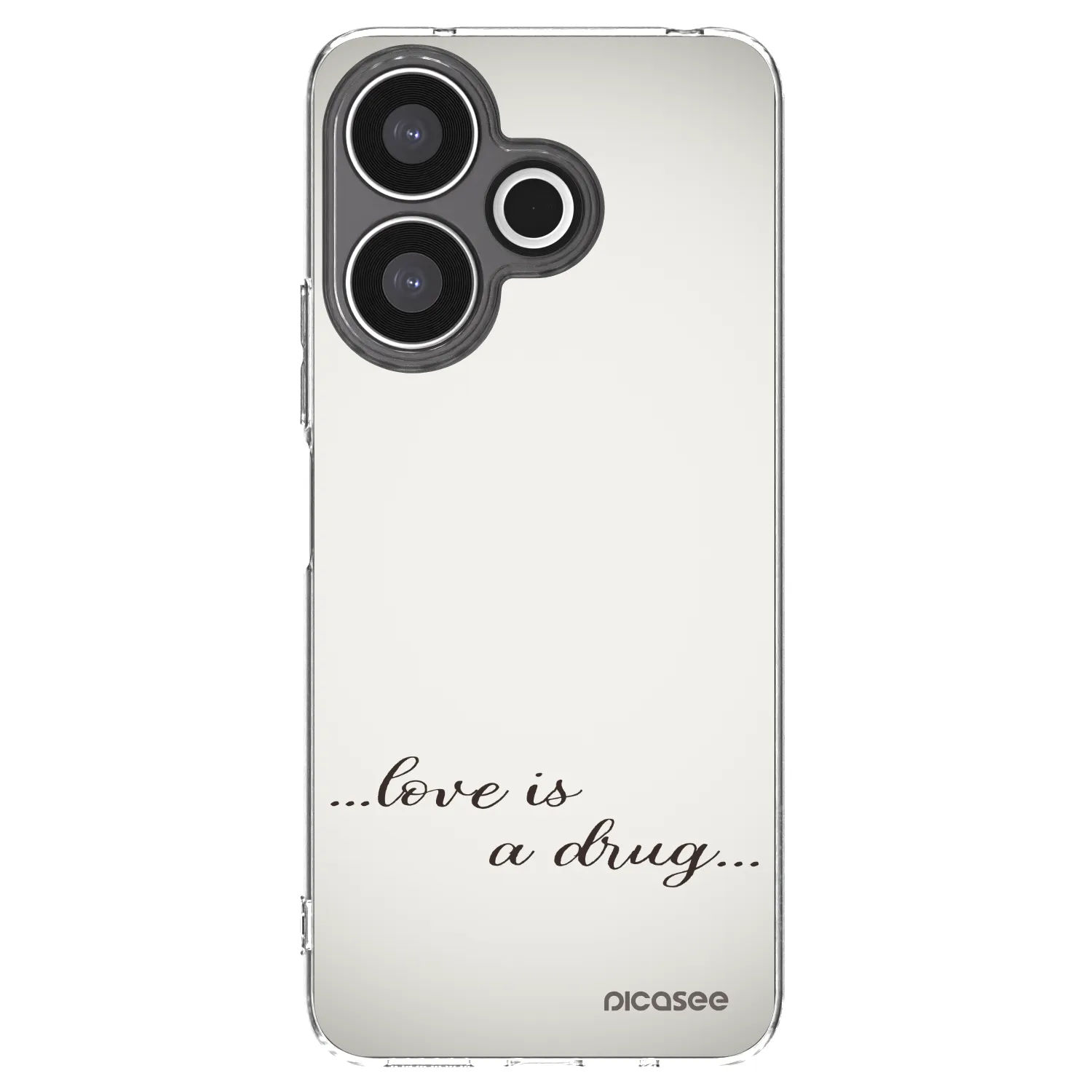 Picasee διαφανής θήκη σιλικόνης Xiaomi Redmi 13 4G - Love is a drug