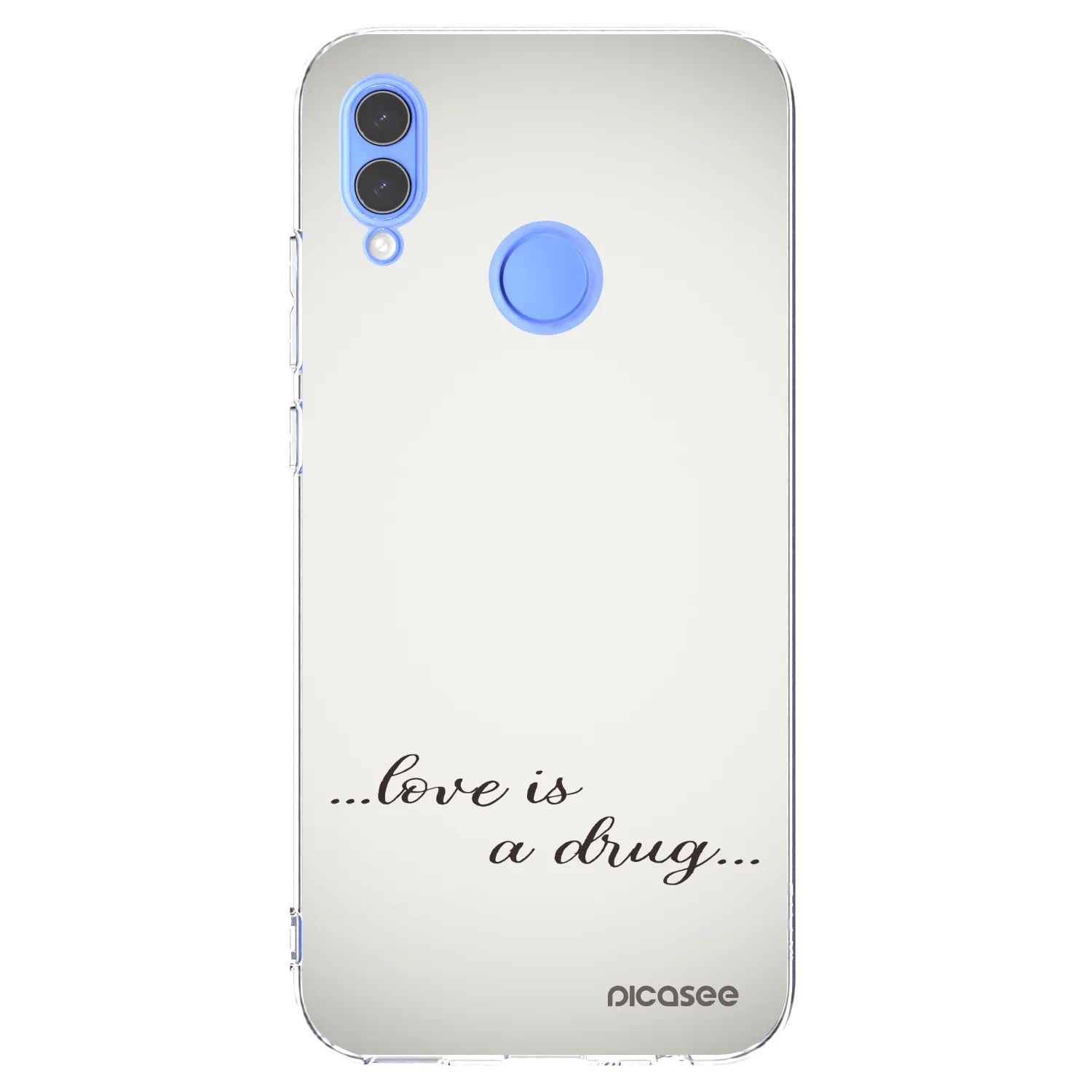 Picasee διαφανής θήκη σιλικόνης Huawei P Smart 2019 - Love is a drug