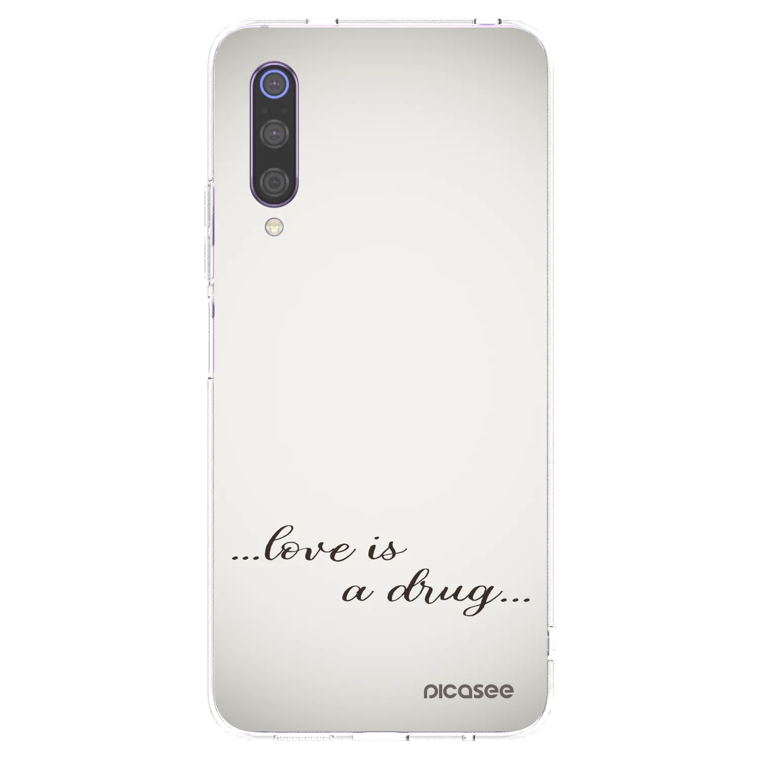 Picasee διαφανής θήκη σιλικόνης Xiaomi Mi 9 - Love is a drug