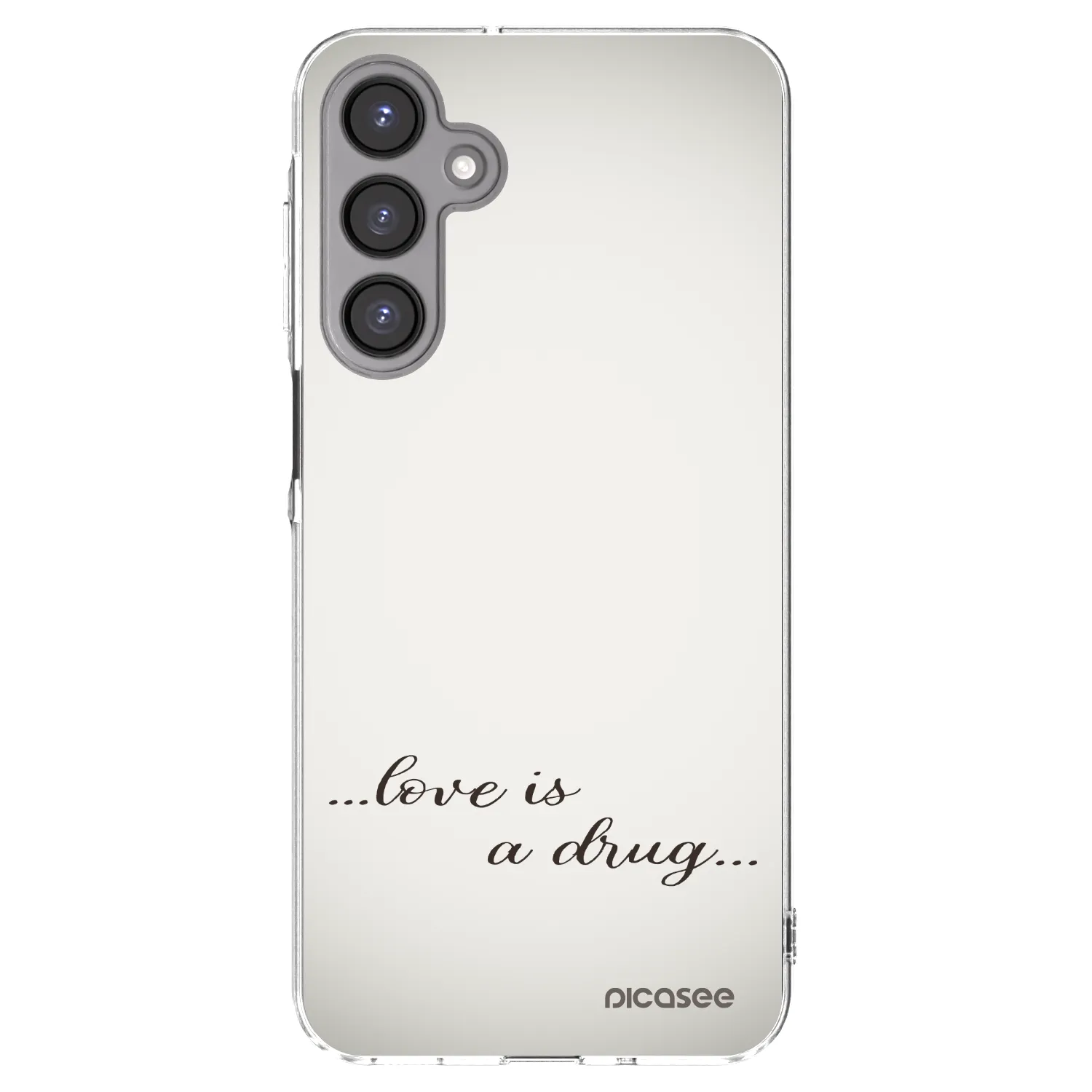 Picasee διαφανής θήκη σιλικόνης Samsung Galaxy A16 5G - Love is a drug