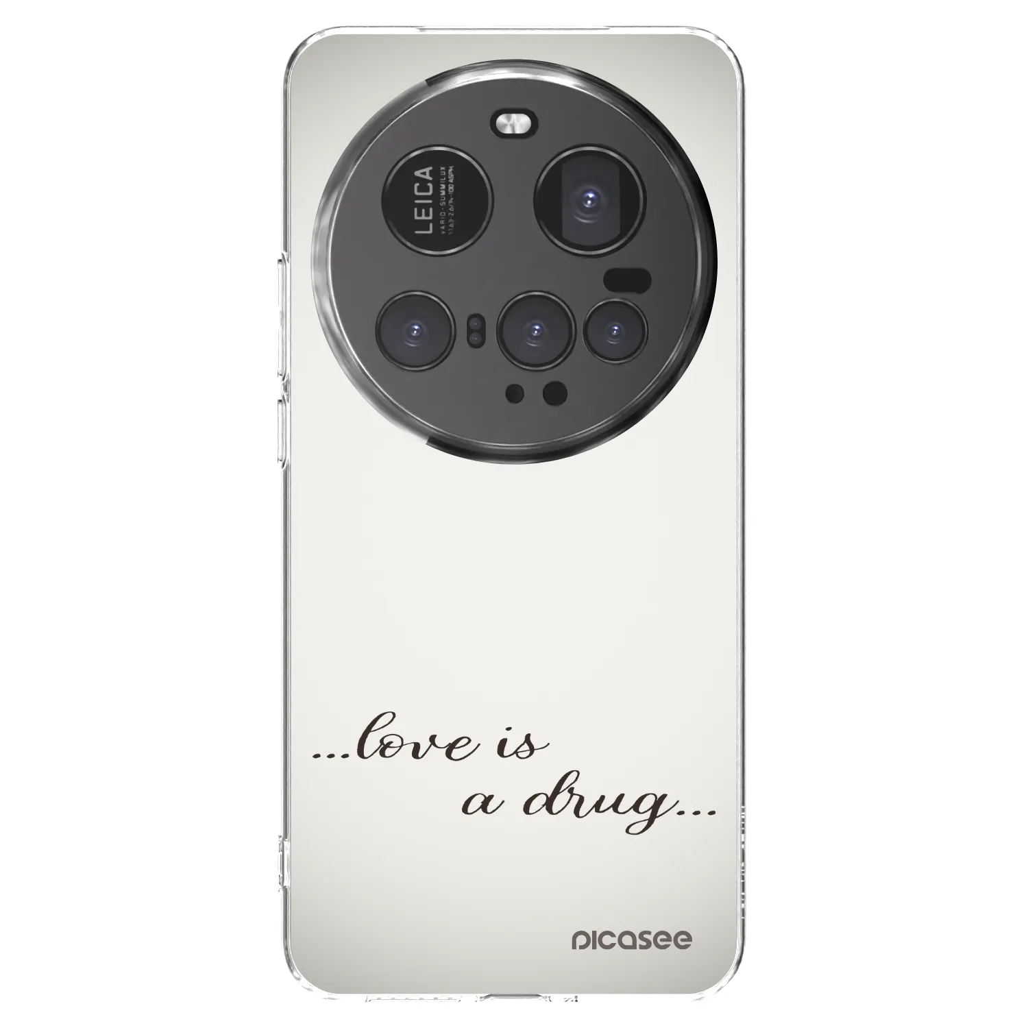 Picasee διαφανής θήκη σιλικόνης Xiaomi 15 Ultra - Love is a drug