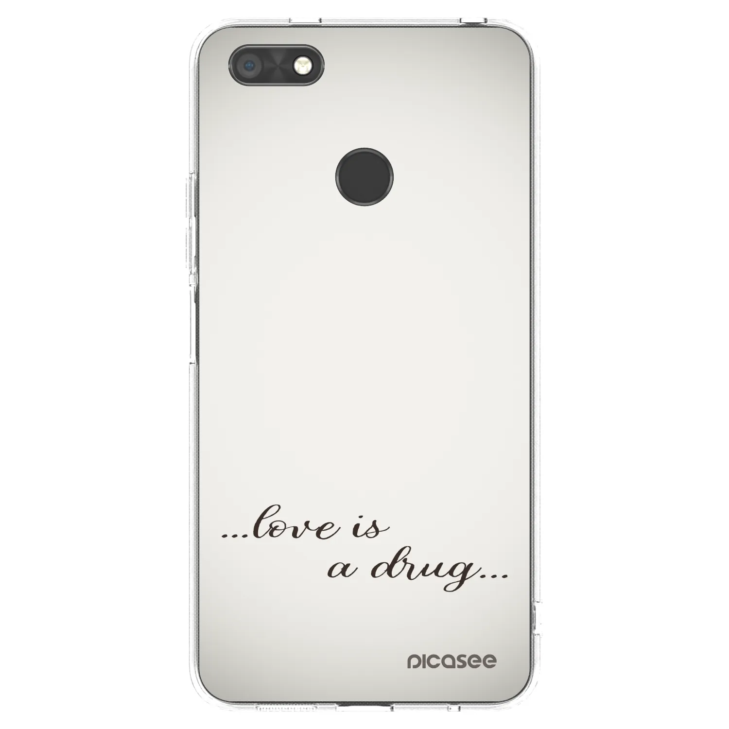 Picasee διαφανής θήκη σιλικόνης Huawei P9 Lite Mini - Love is a drug