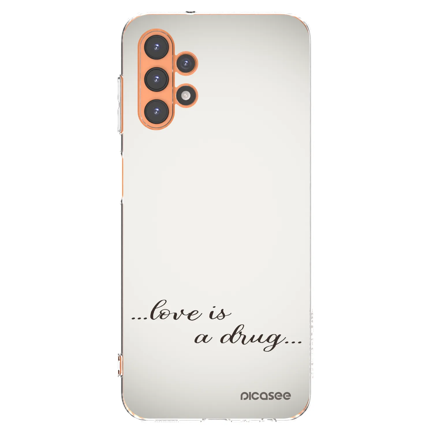 Picasee διαφανής θήκη σιλικόνης Samsung Galaxy A13 5G - Love is a drug