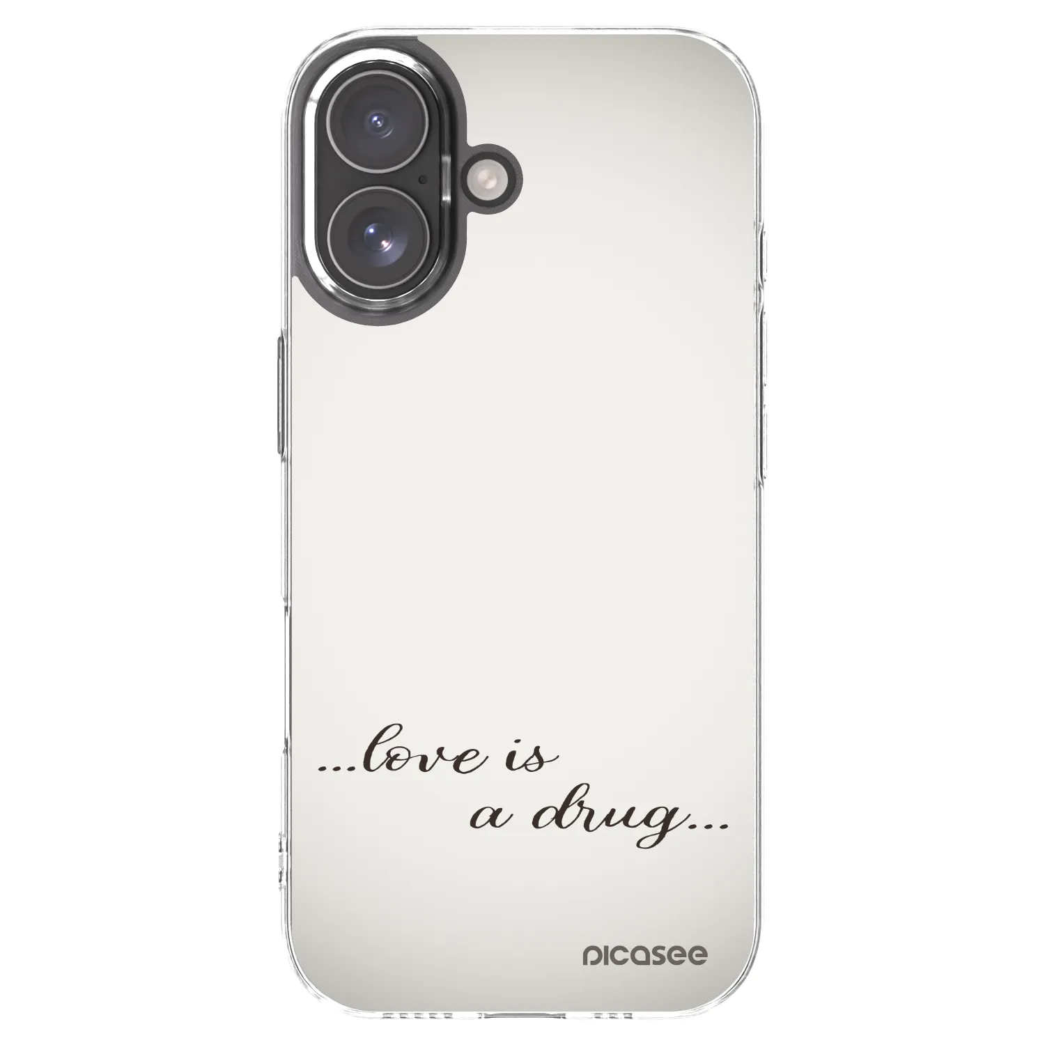 Picasee διαφανής θήκη σιλικόνης Apple iPhone 17 - Love is a drug