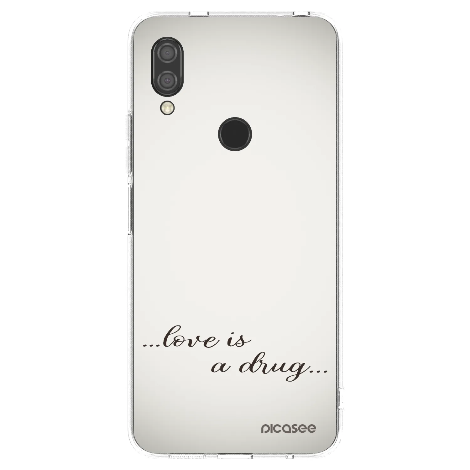 Picasee διαφανής θήκη σιλικόνης Xiaomi Redmi 7 - Love is a drug