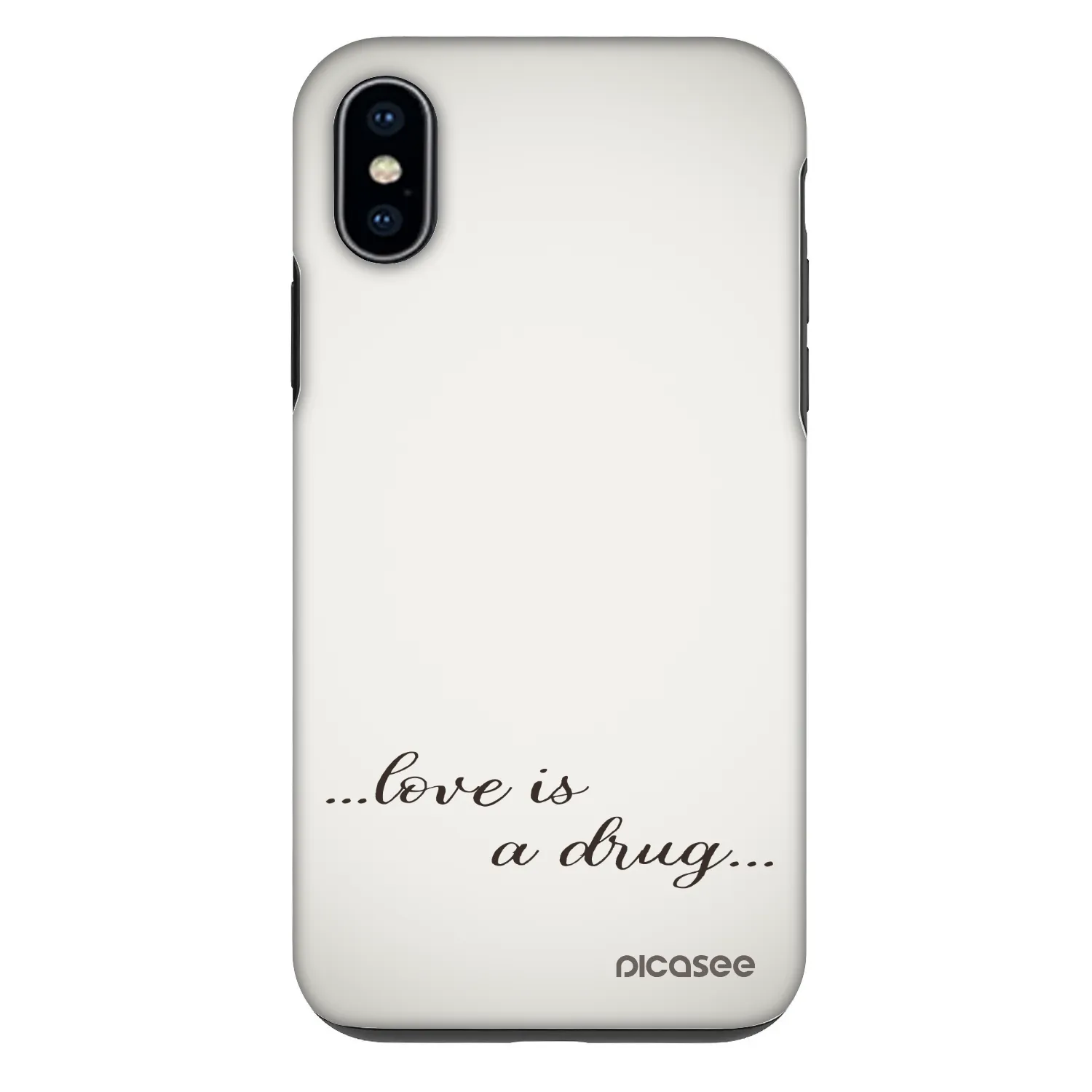 Picasee Fashion Case για Apple iPhone X/XS - Love is a drug