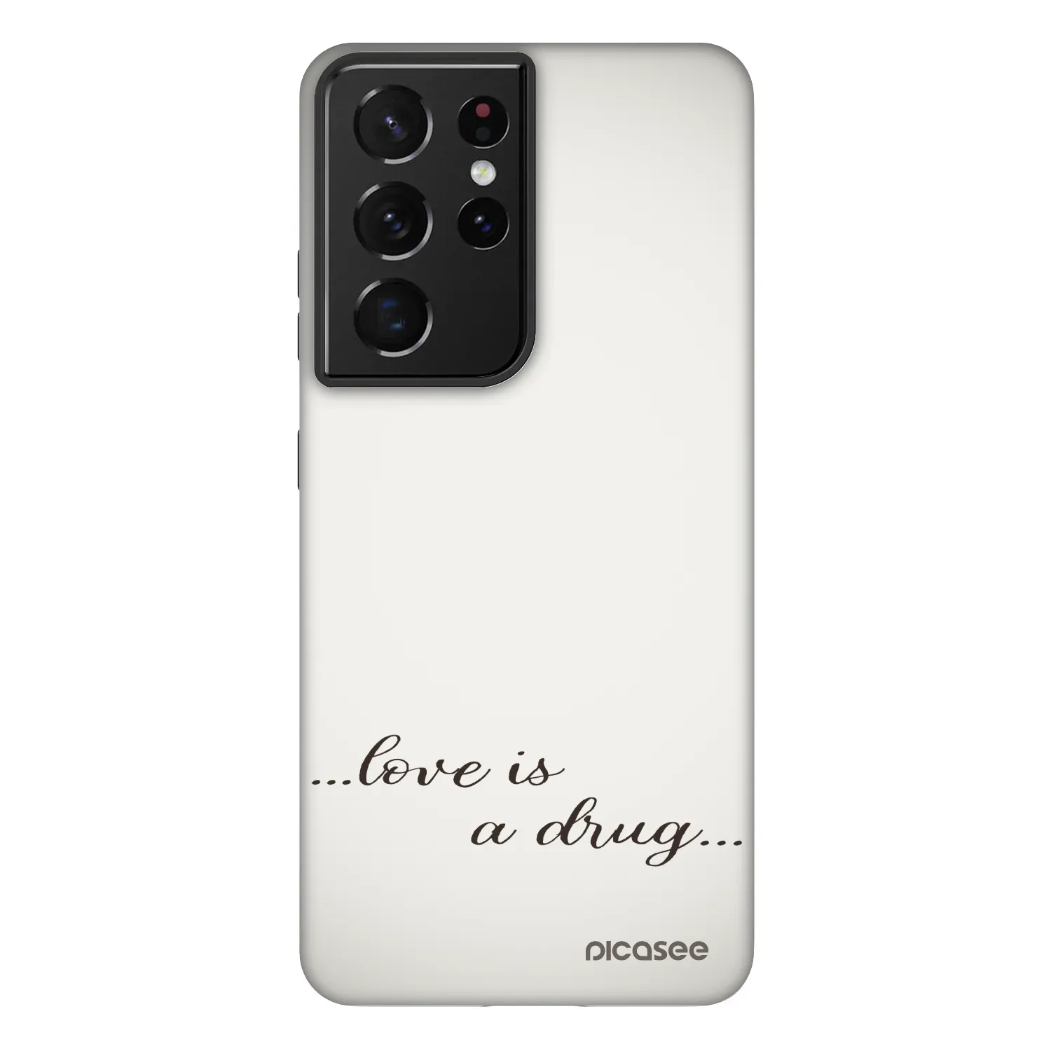 Picasee Fashion Case για Samsung Galaxy S21 Ultra 5G G998B - Love is a drug