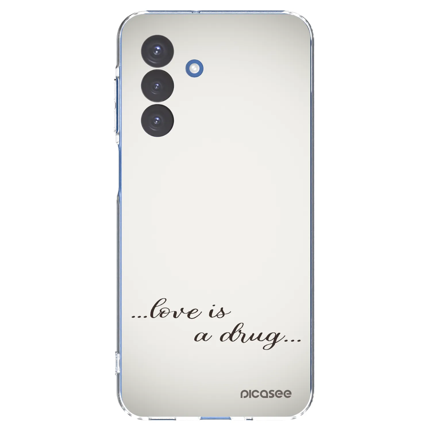 Picasee διαφανής θήκη σιλικόνης Samsung Galaxy A17 5G - Love is a drug