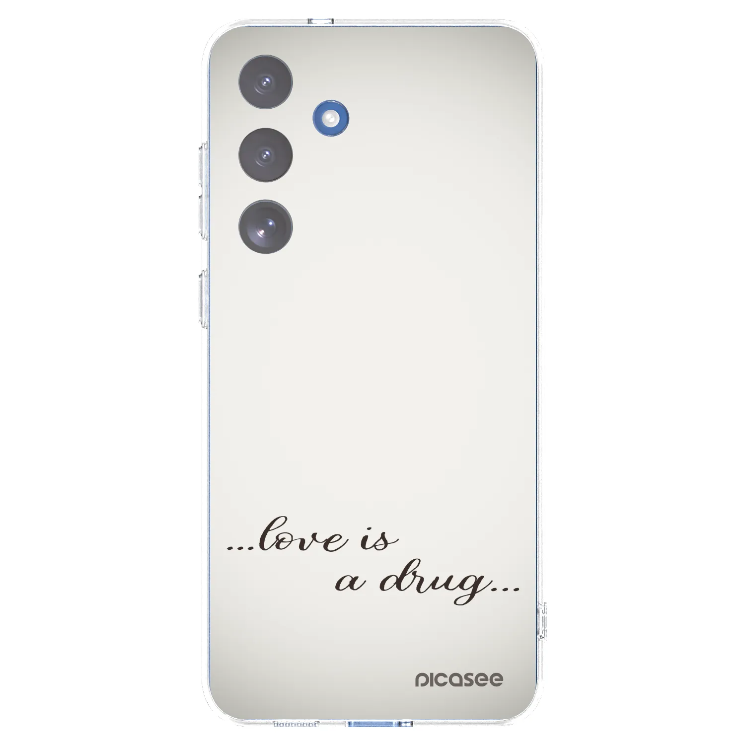 Picasee διαφανής θήκη σιλικόνης Samsung Galaxy S25 FE 5G - Love is a drug