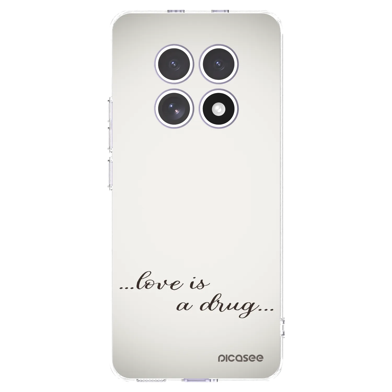 Picasee διαφανής θήκη σιλικόνης Xiaomi Redmi Note 15 - Love is a drug