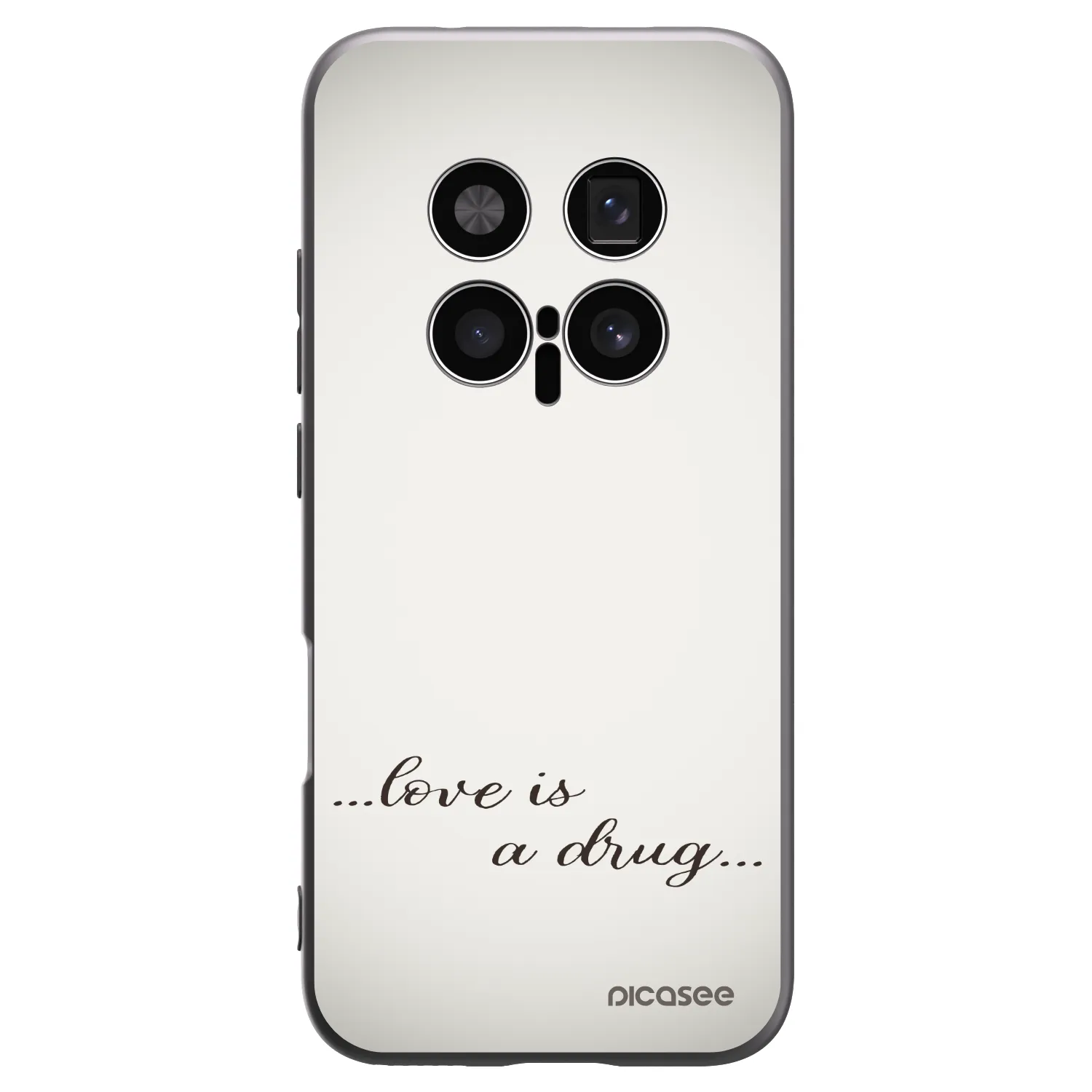 Picasee Μαύρη θήκη σιλικόνης για Honor Magic8 Pro 5G - Love is a drug