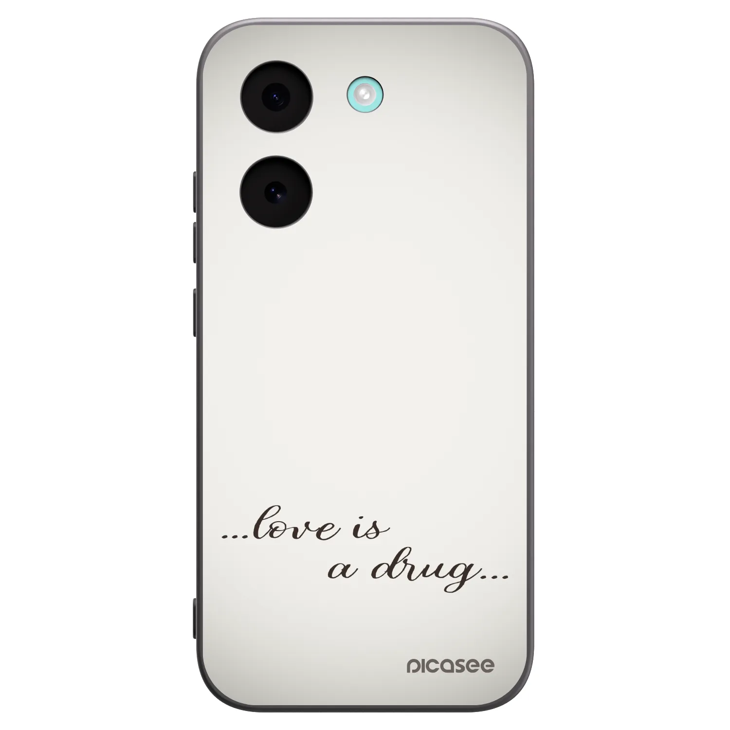 Picasee Μαύρη θήκη σιλικόνης για Xiaomi Poco X8 Pro - Love is a drug