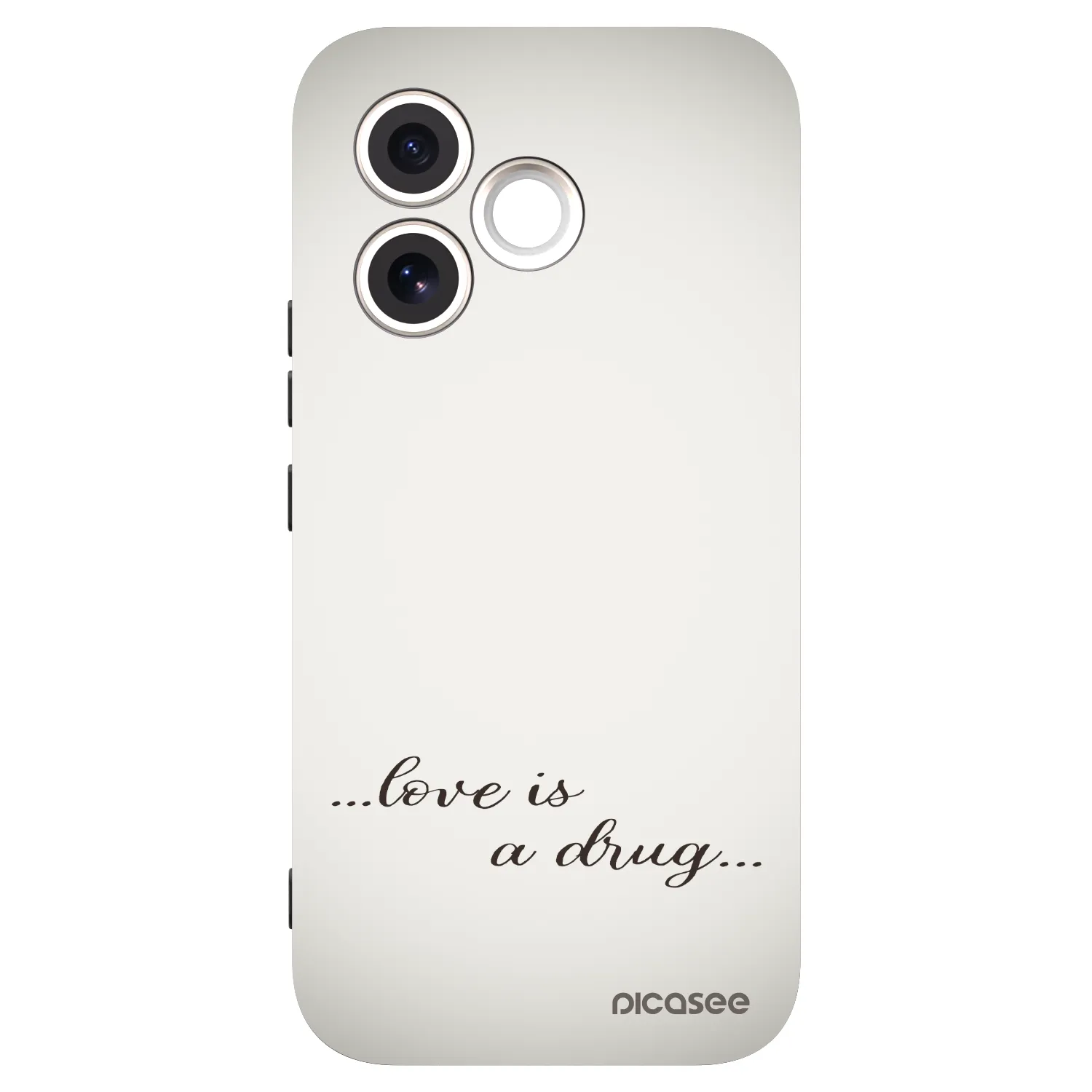 Picasee Μαύρη θήκη σιλικόνης για Honor 600 Lite - Love is a drug