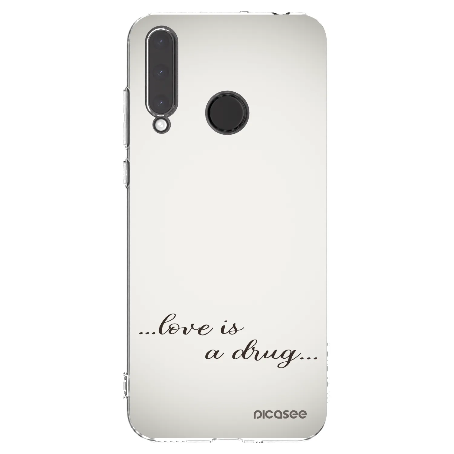Picasee διαφανής θήκη σιλικόνης Honor 20 Lite - Love is a drug
