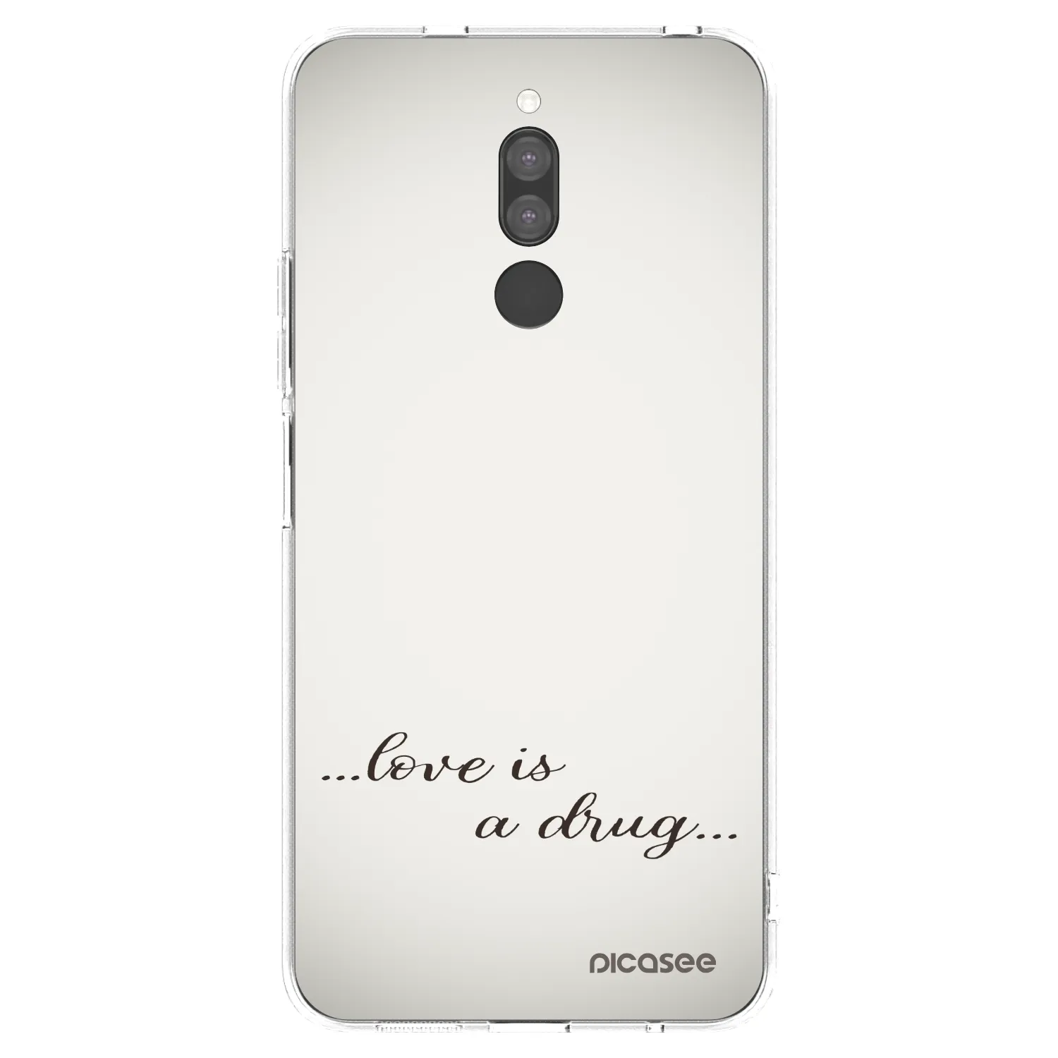 Picasee διαφανής θήκη σιλικόνης Xiaomi Redmi 8 - Love is a drug