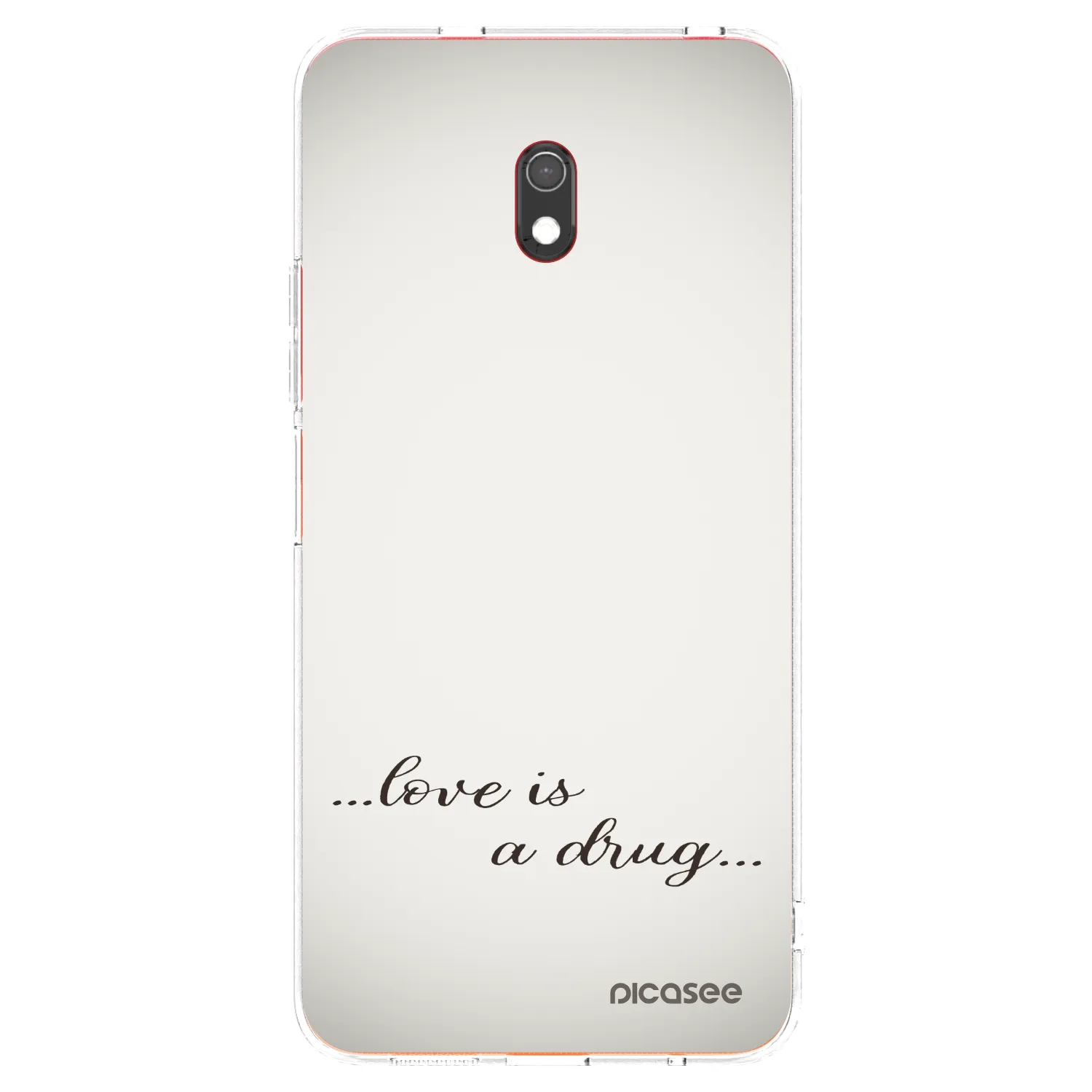 Picasee διαφανής θήκη σιλικόνης Xiaomi Redmi 8A - Love is a drug