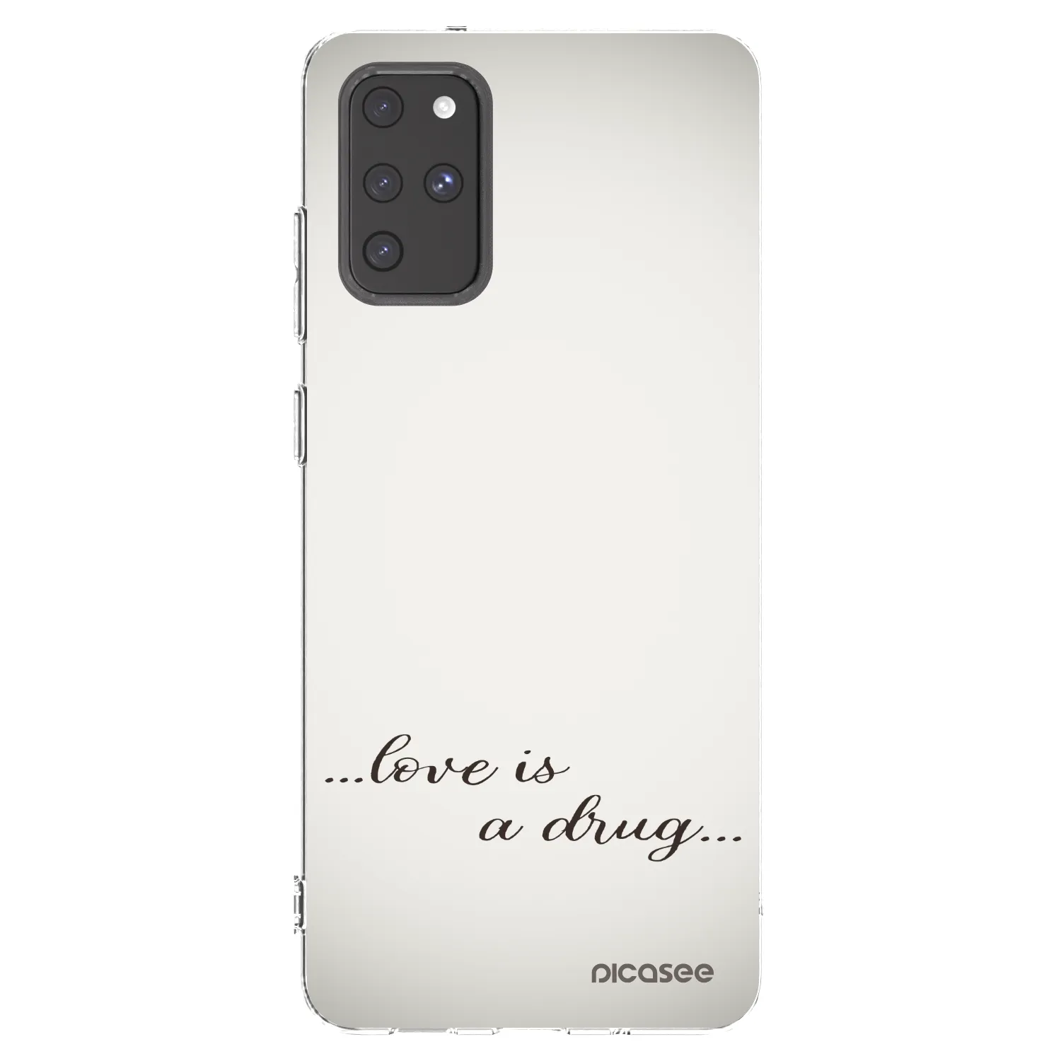 Picasee διαφανής θήκη σιλικόνης Samsung Galaxy S20+ G985F - Love is a drug