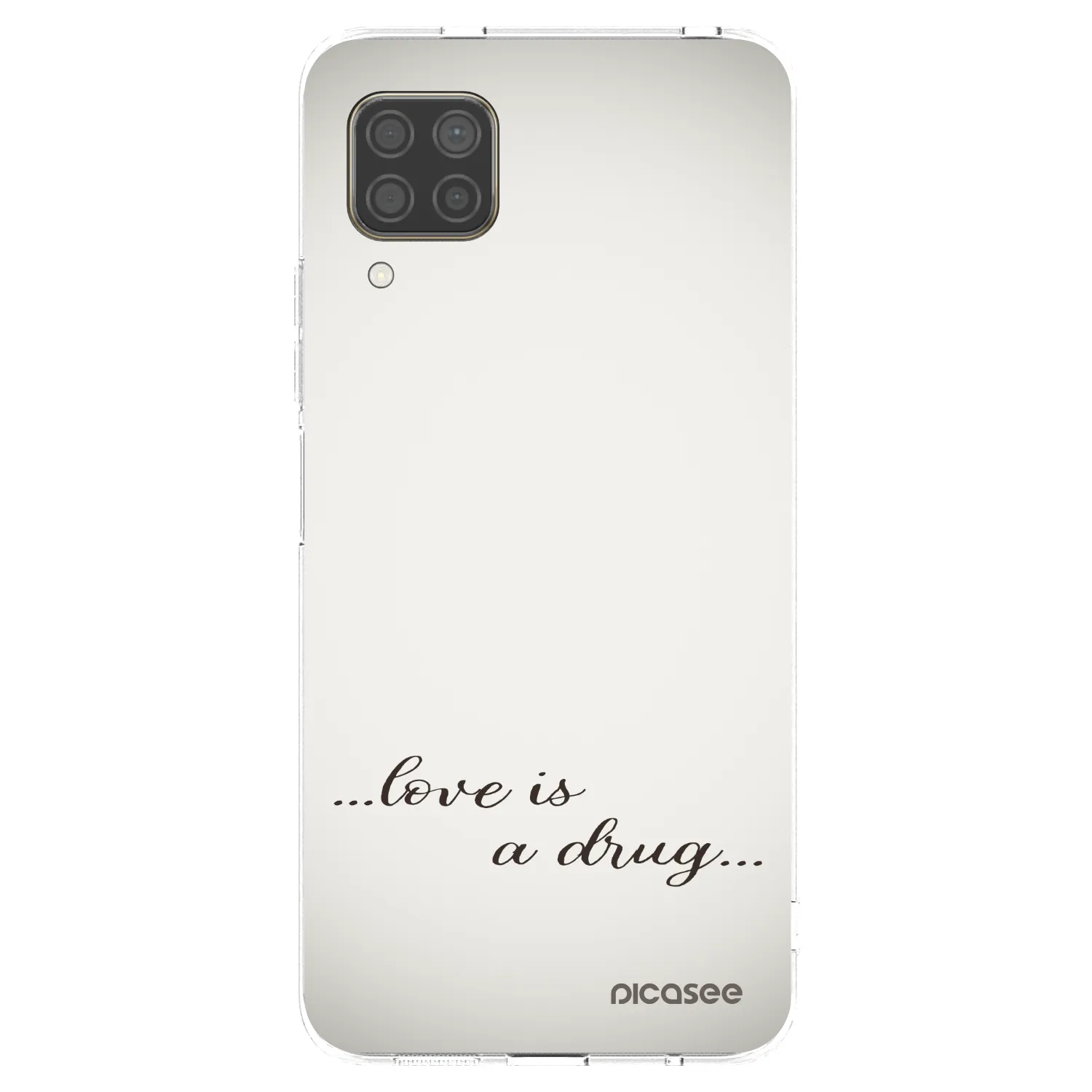 Picasee διαφανής θήκη σιλικόνης Huawei P40 Lite - Love is a drug