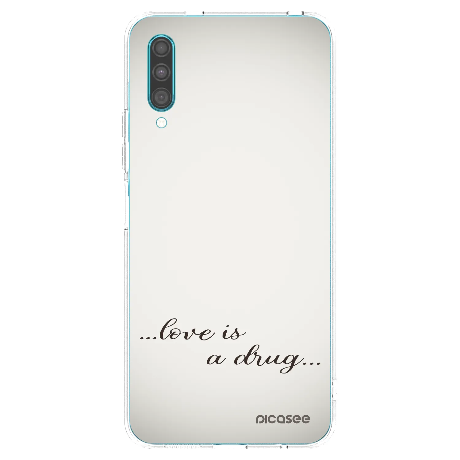 Picasee διαφανής θήκη σιλικόνης Samsung Galaxy A30s A307F - Love is a drug