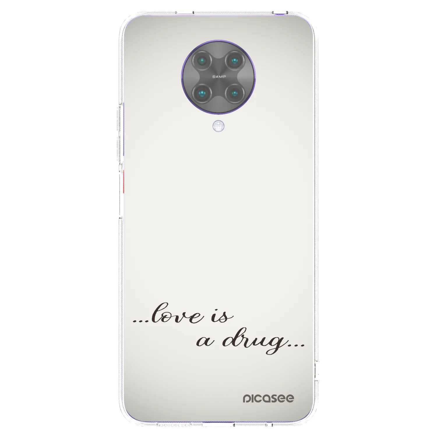 Picasee διαφανής θήκη σιλικόνης Xiaomi Poco F2 Pro - Love is a drug