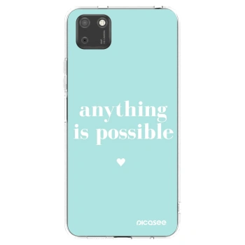 Picasee διαφανής θήκη σιλικόνης Huawei Y5P - Anything is possible