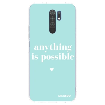 Picasee διαφανής θήκη σιλικόνης Xiaomi Redmi 9 - Anything is possible