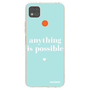 Picasee διαφανής θήκη σιλικόνης Xiaomi Redmi 9C - Anything is possible