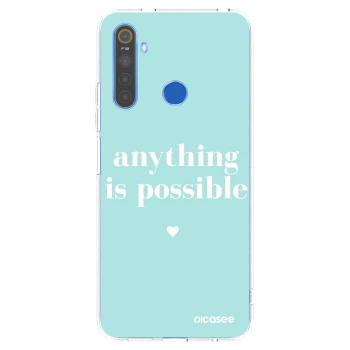 Picasee διαφανής θήκη σιλικόνης Realme 5 - Anything is possible