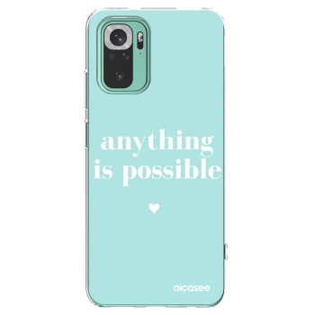 Picasee διαφανής θήκη σιλικόνης Xiaomi Redmi Note 10 Pro - Anything is possible