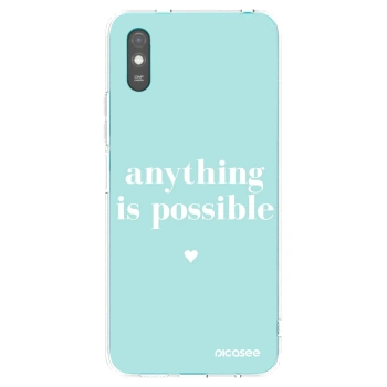 Picasee διαφανής θήκη σιλικόνης Xiaomi Redmi 9AT - Anything is possible