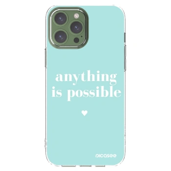 Picasee διαφανής θήκη σιλικόνης Apple iPhone 13 Pro Max - Anything is possible