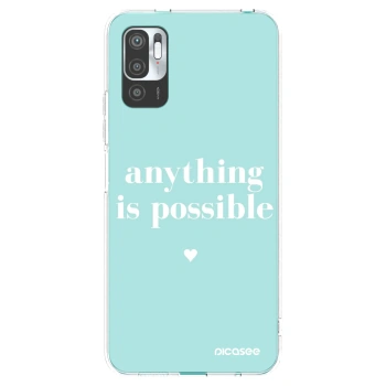 Picasee διαφανής θήκη σιλικόνης Xiaomi Redmi Note 10 5G - Anything is possible