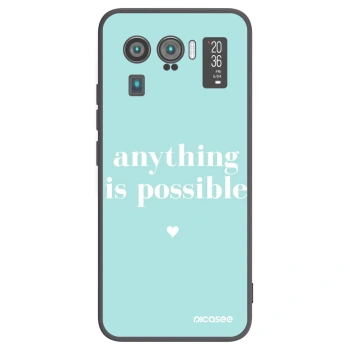 Picasee Μαύρη θήκη σιλικόνης για Xiaomi Mi 11 Ultra - Anything is possible