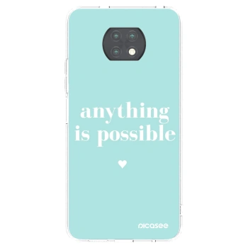 Picasee διαφανής θήκη σιλικόνης Xiaomi Redmi Note 9T - Anything is possible