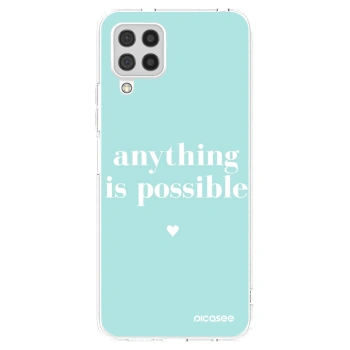 Picasee διαφανής θήκη σιλικόνης Samsung Galaxy A22 A225F 4G - Anything is possible