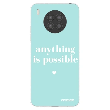 Picasee διαφανής θήκη σιλικόνης Huawei Nova 8i - Anything is possible